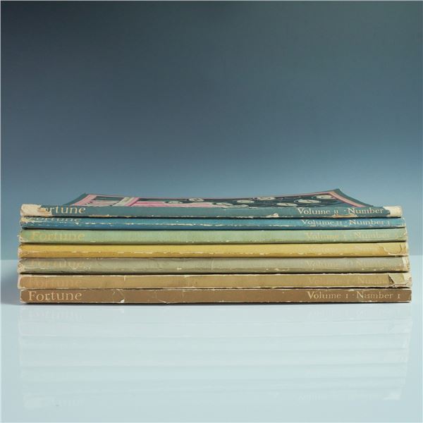 7pc Fortune Magazine Collection, 1930