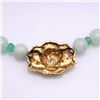 Image 5 : Jadeite, Emerald & 18K Gold Necklace by R. L. Kay