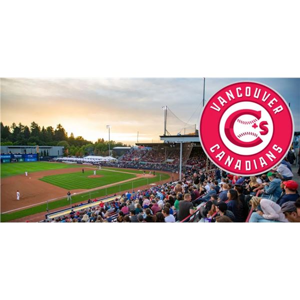 Vancouver Canadians - 4 tickets to a 2026 Canadians Game