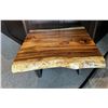 Image 1 : Handcrafted African Hardwood Coffee Table by Larry Barnett
