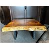 Image 2 : Handcrafted African Hardwood Coffee Table by Larry Barnett