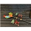 Image 1 : Metal Rooster Weather Vane - Ground Stake Mount