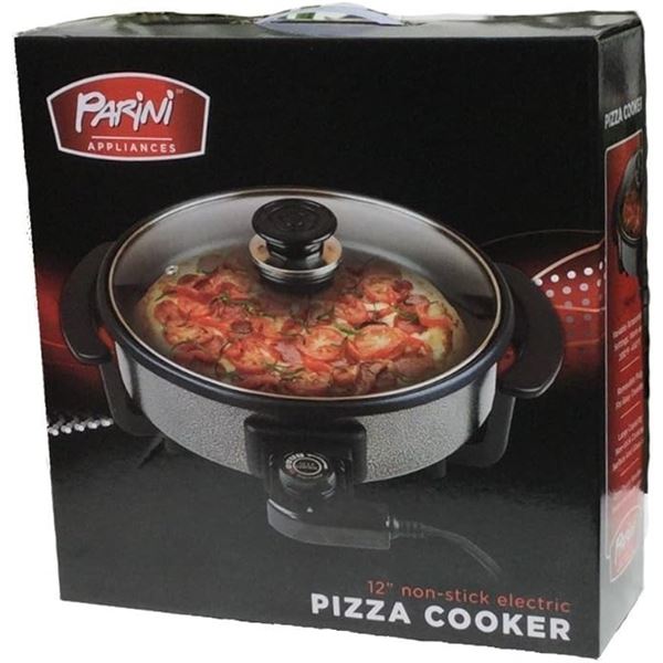 Parini 12" Non-stick Electric Pizza Cooker