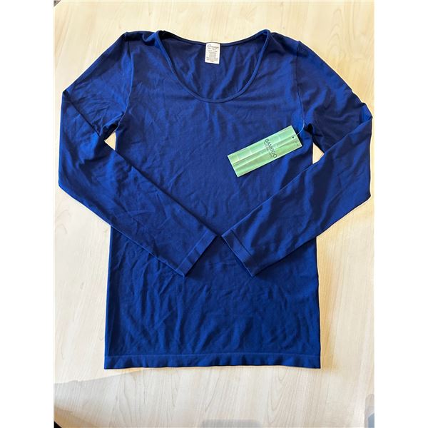 Beautiful Blue Bamboo Top - Ladies One-Size