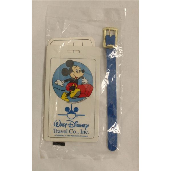 A 1987 Walt Disney Travel Company Luggage Tag