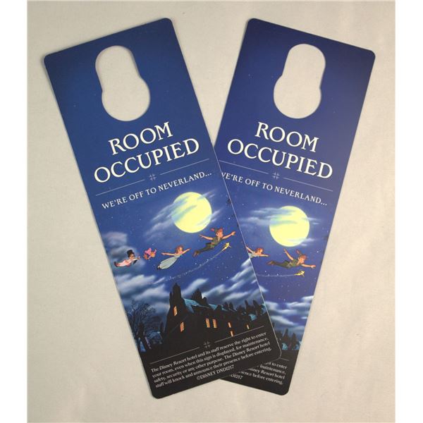Two(2) Disney Resort Door Signs.