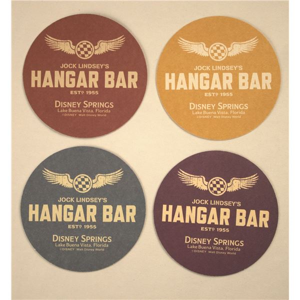 A Set of 4 Coaster's from Jock Lindsay's Hanger Bar.
