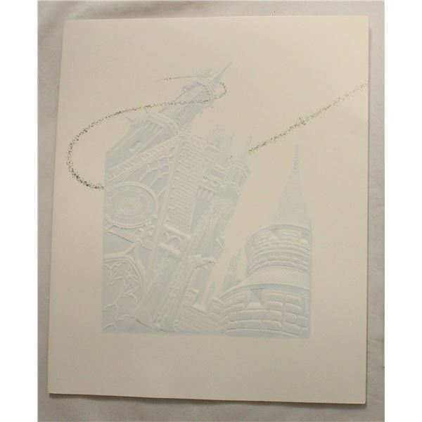 A Rare Walt Disney World 20 Year Celebration Folder and Photo.