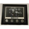 Image 1 : A Framed Walt Disney World Lithograph and Coin Set.
