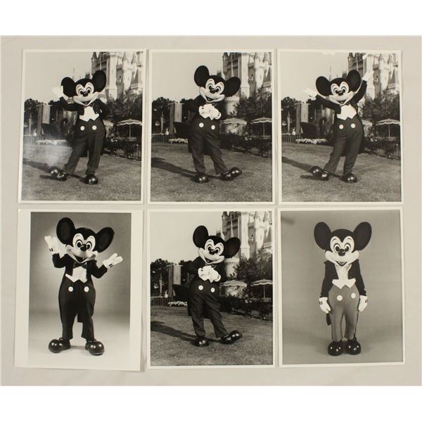 A collection of (6) Mickey Mouse Press Photos.