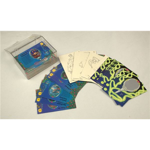 A 1992 Beauty and The Beast Complete Trading Card Set.