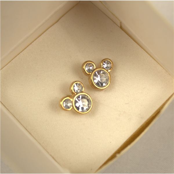 A Pair of Avon Mickey Mouse Head Stud Earrings.