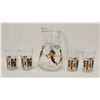 Image 1 : A Disney Fairies Pitcher and Glass set.