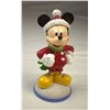 Image 1 : A Resin Santa Mickey Statue.