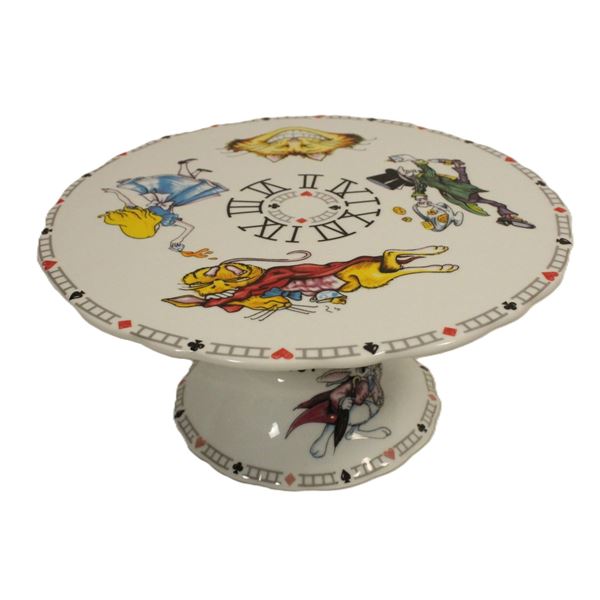 An Alice in Wonderland Cake Stand.