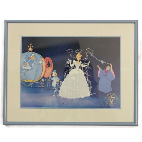 A Cinderella Framed Lithograph.