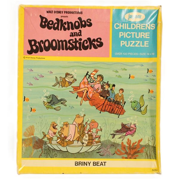 A Rare Vintage Bedknobs and Broomsticks Puzzle.