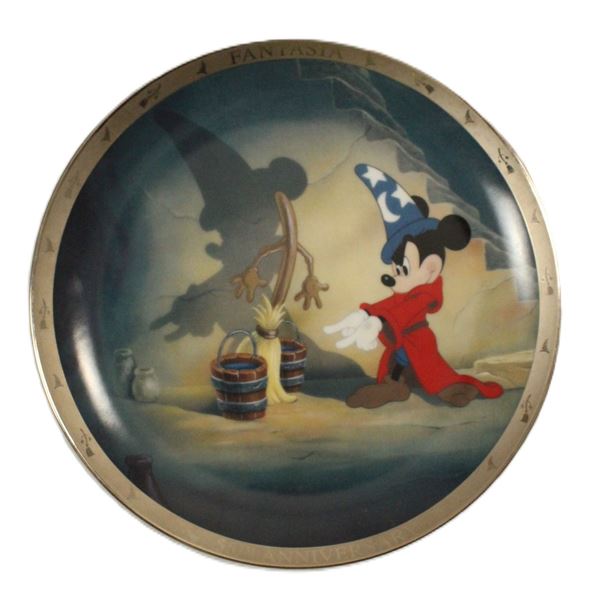 A Fantasia 55th Anniversary Plate.