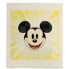 Image 1 : A Limited Edition "Here's Mickey" Sericel featuring Mickey Mouse with lithographic background.