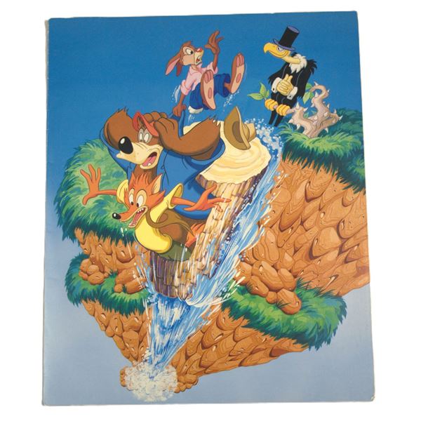 A Splash Mountain Photo Holder.
