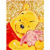 Image 1 : An Original David Willardson Embossed Serigraph of Winnie the Pooh and Piglet.