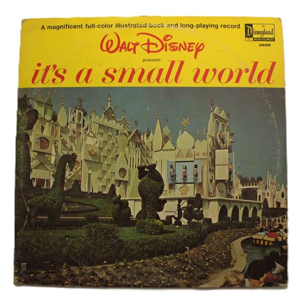 A 1964 It's a Small World Record and Picture Book.