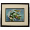 Image 1 : A Framed Peter Pan Lithograph.