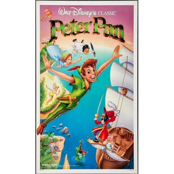 A Peter Pan 1989 Movie Poster.