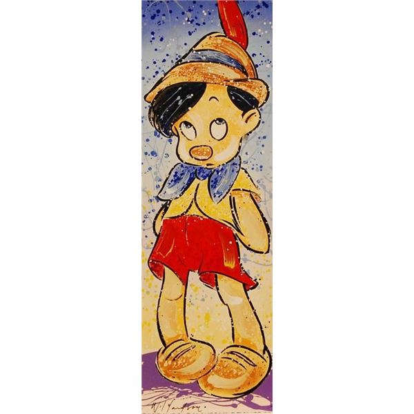 An Original David Willardson Embossed Serigraph of Pinochio.