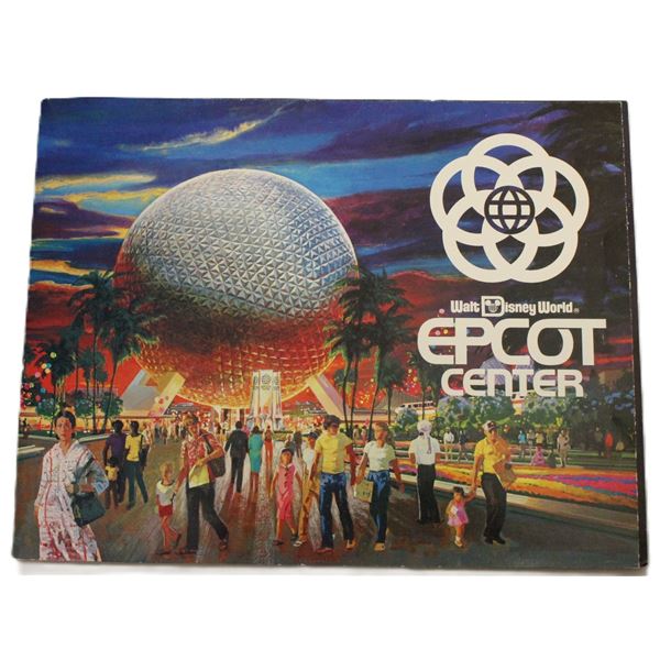 A Pre-Opening EPCOT Center Souvenir Guide.