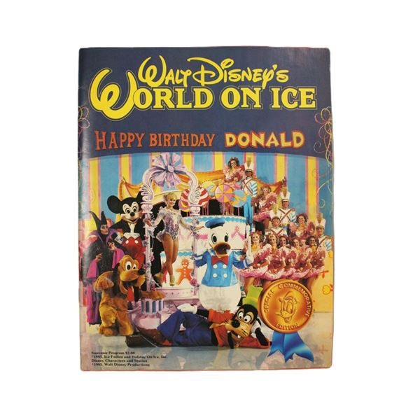 A 1985 Disney on Ice Program.
