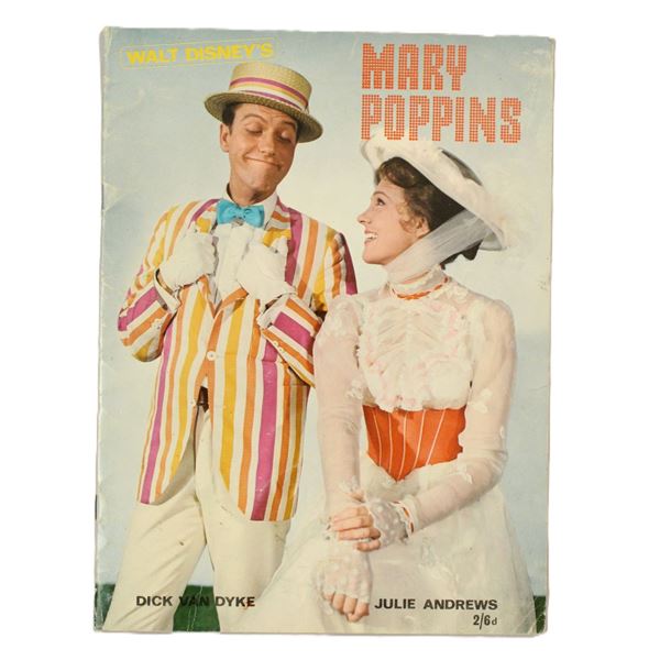 A 1964 Mary Poppins Film Program.