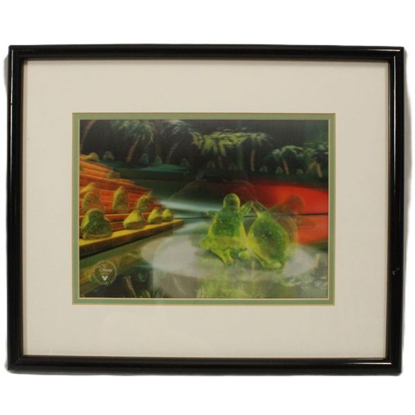 A Framed Flubber Lenticular Print.