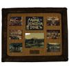 Image 1 : A Large Framed Animal Kingdom Lodge Construction Team Cast Member Photo Collage.