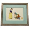 Image 1 : A Framed Snow White and the Seven Dwarfs Serigraph Cel.