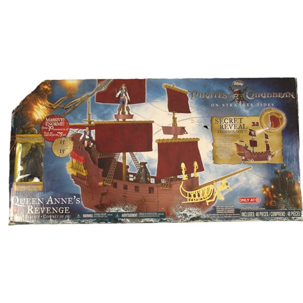 A Pirates of the Caribbean Toy Pirate Ship.