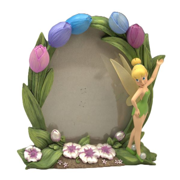 A Disney Parks Tinker Bell Picture Frame.