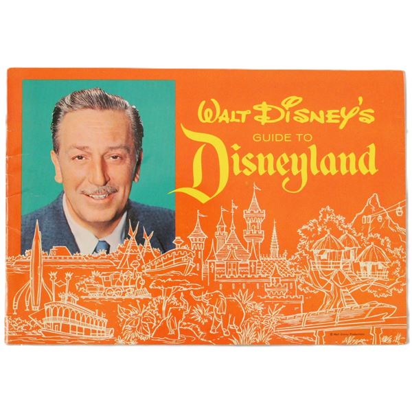 A 1963 "Walt Disney's Guide to Disneyland" Souvenir Guide.