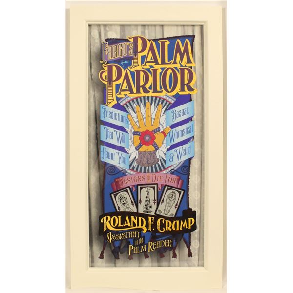 A Replica Roland Fargo "Rolly" Crump Main Street Window.