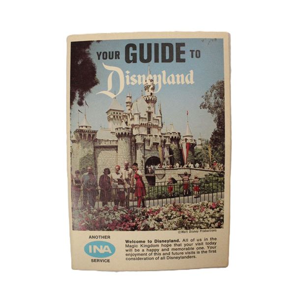 A pair of 1960s INA Your Guide to Disneyland Booklets.