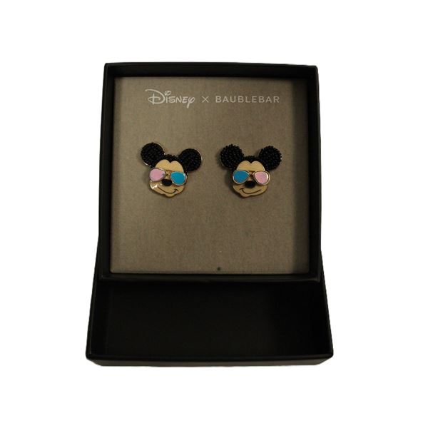 A Pair of Baublebar Mickey Mouse Earrings.