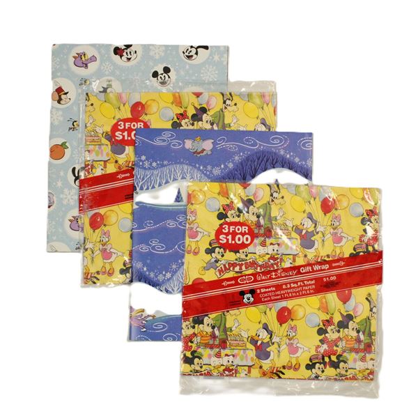A Selection of Vintage and Modern Gift Wrapping Paper