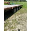 Image 4 : 1980 W.W.36, G/Neck Triple Axle 36 ft Flat Deck Trailer, SN. 084766