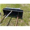 Image 1 : 3 Prong Bale Fork for skid steer