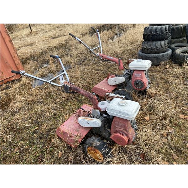 2- Honda gas rototillers