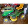 Image 1 : JD D120 Riding Mower c/w bagger, approx. 133 hrs, 21 Hp