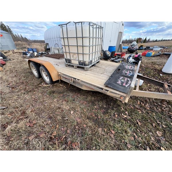 2011 Oasis 16 1/2 ft. flat deck Trailer, 2 5/16 ball, ramps, SN. 2SLCC423XBR003758