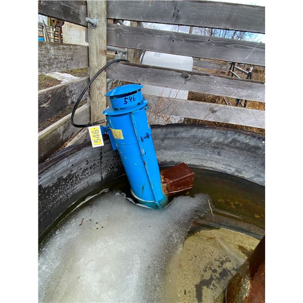 Blue elec. Tank heater