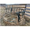 Image 1 : Green round bale feeder, needs repair