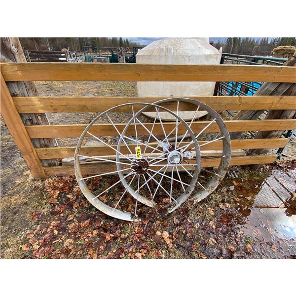 (selling all together) 2- Old steel wheels